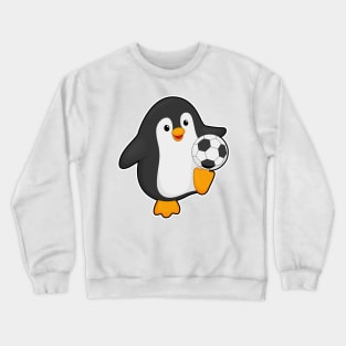 Penguin Soccer player Soccer ball Crewneck Sweatshirt